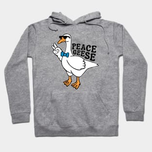 Peace Geese Silly Goose with Sunglasses Hoodie